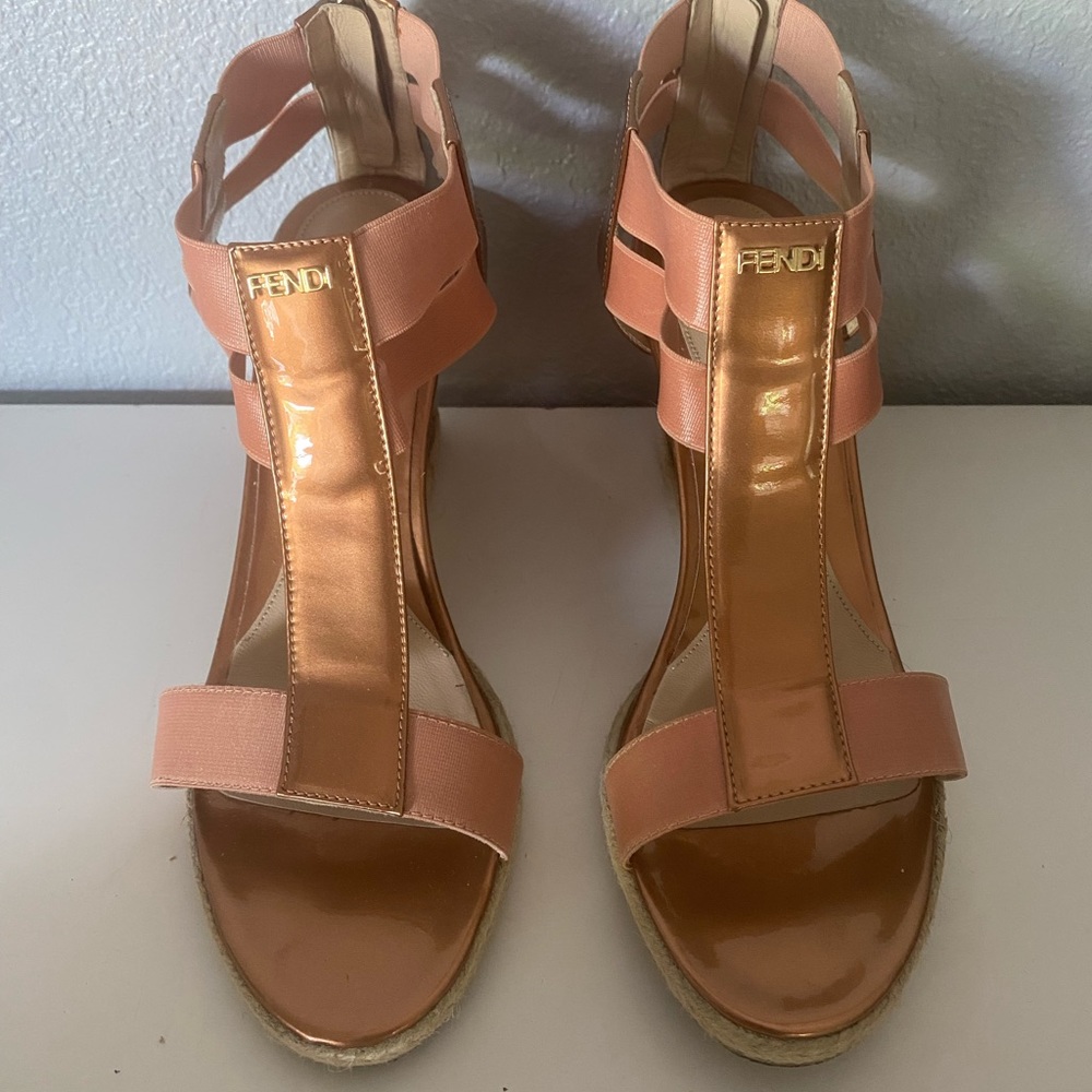 Fendi Carioca wedges